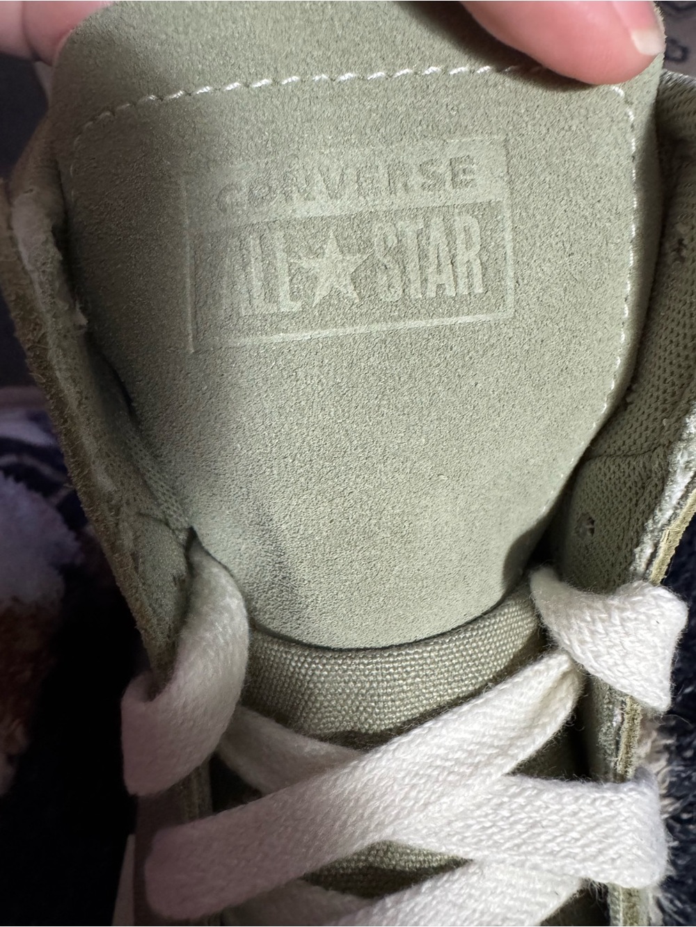 Converse Women's High-Top Sneakers in Sage Green - Picture 5 of 10